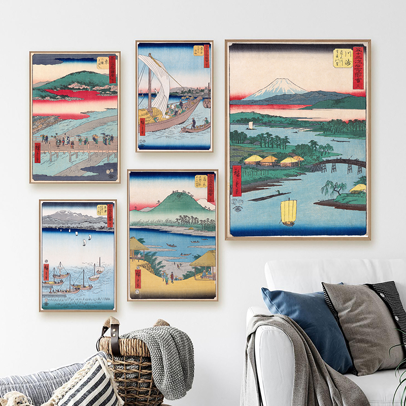 Japanese Living Lifestyle - Japanese Traditional Landscape Poster Canvas Art