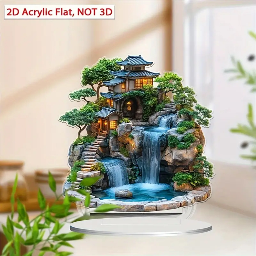 Japan Lifestyle - 2D Flat, 1pc Bohemian Japanese Garden