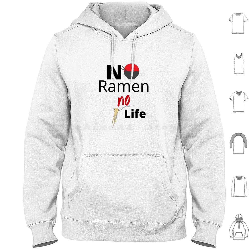 Japanese Man Lifestyle - No Ramen No Life Hoodie Cotton