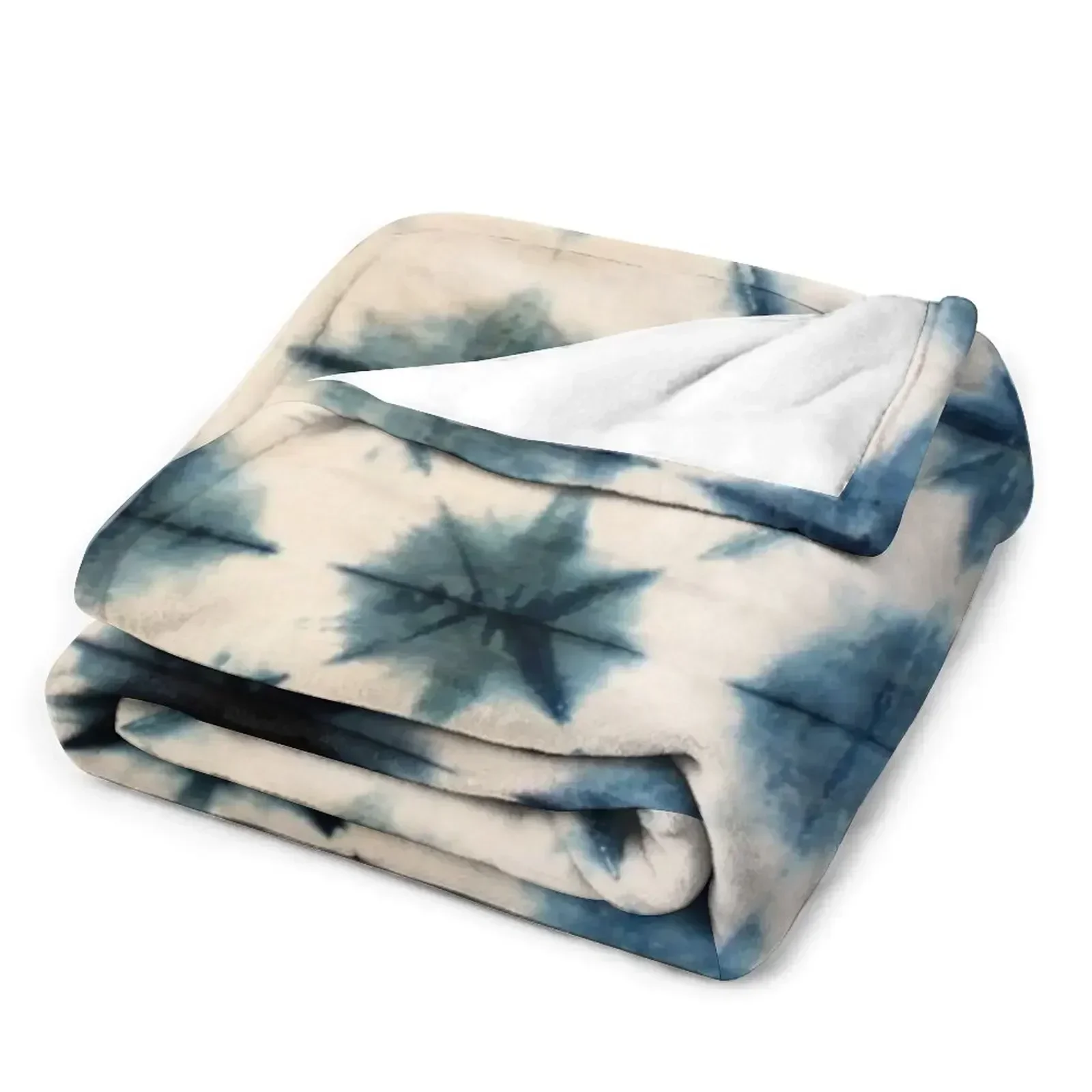 Shibori Tie Dye, Indigo Throw  - Shibori Tie Dye 评论和价格