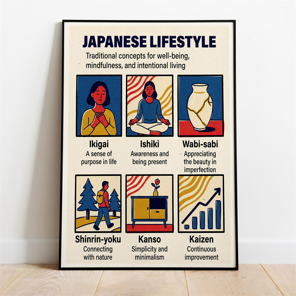 Japanese Lifestyle Print Zen P - Japanese For Lifestyle 评论和价格
