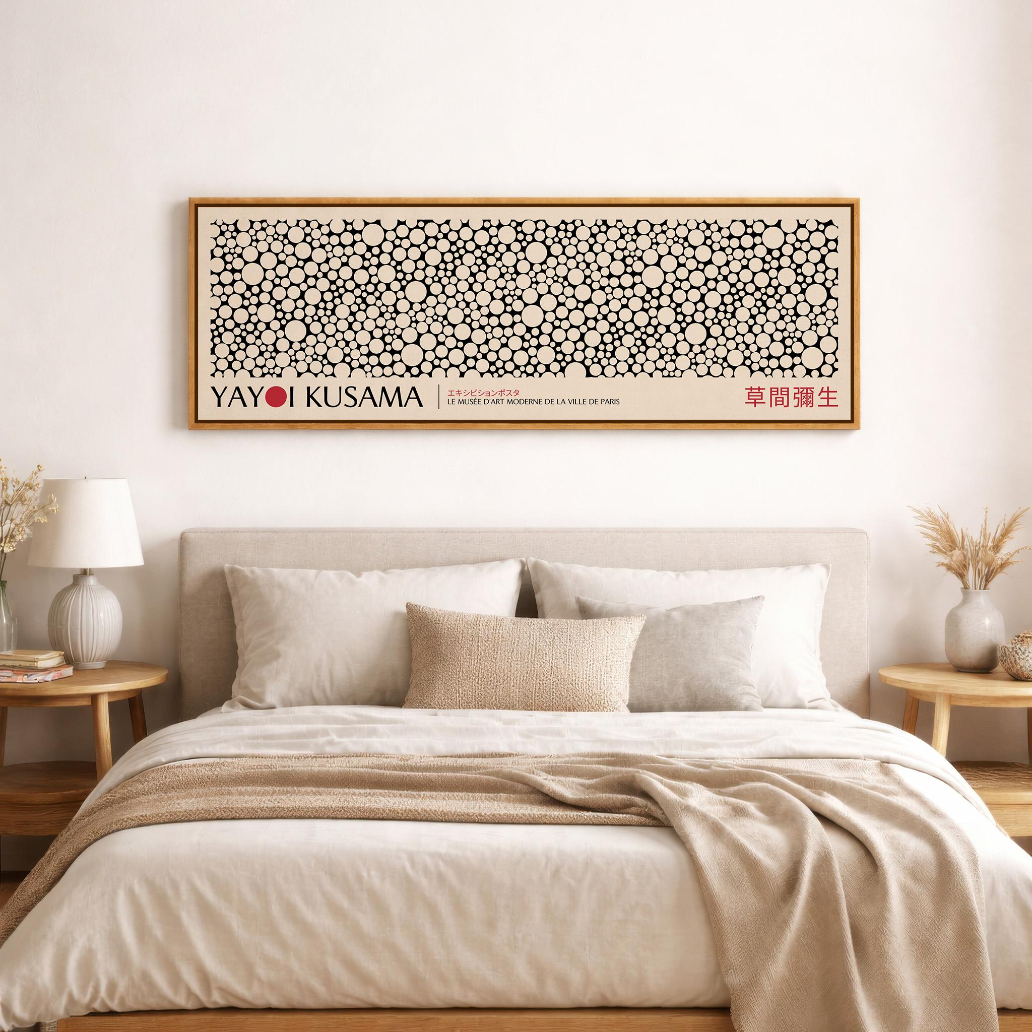 Large Japanese Yayoi Kusama Ab - Japanese Living Lifestyle 评论和价格