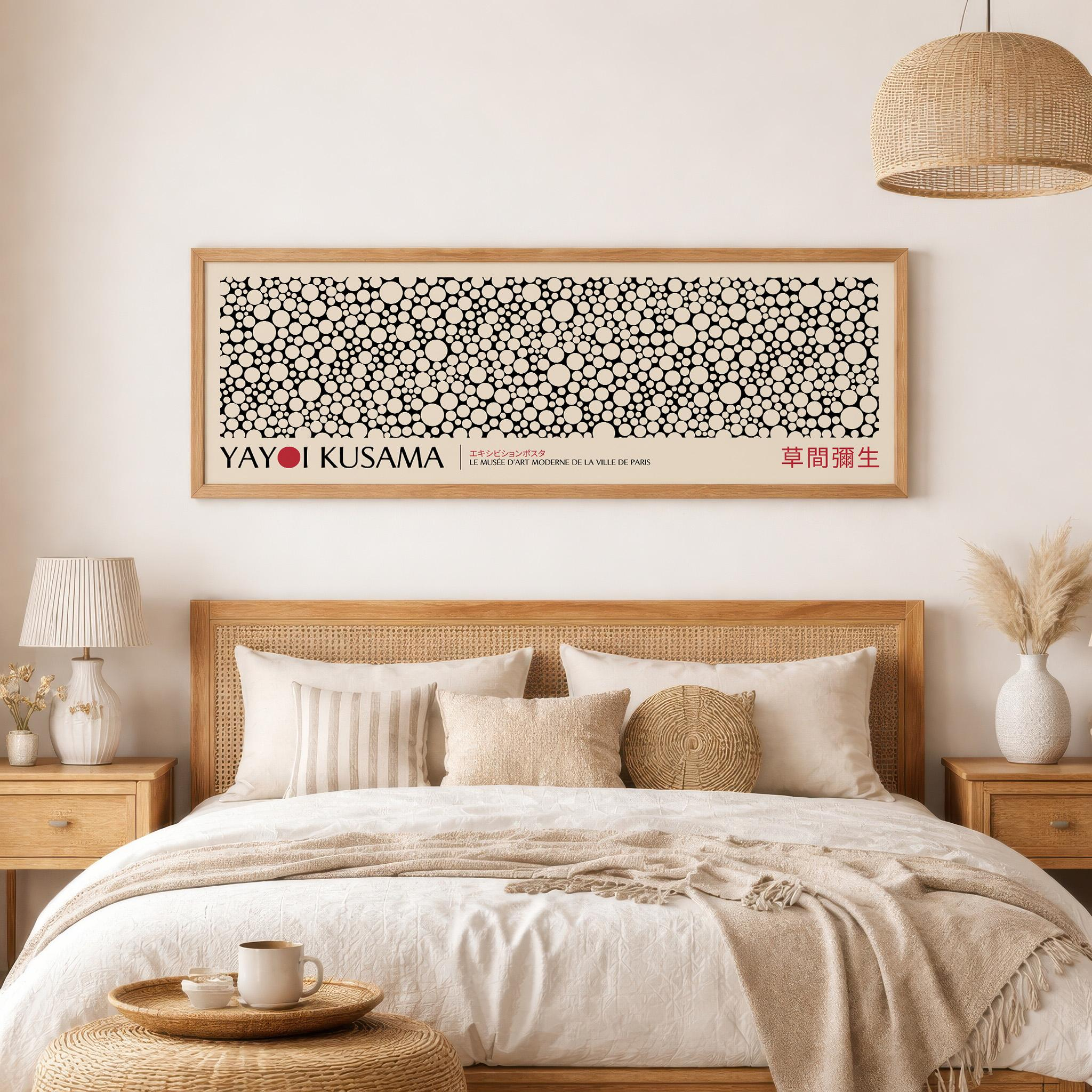 Large Japanese Yayoi Kusama Ab - Japanese Living Lifestyle 评论和价格