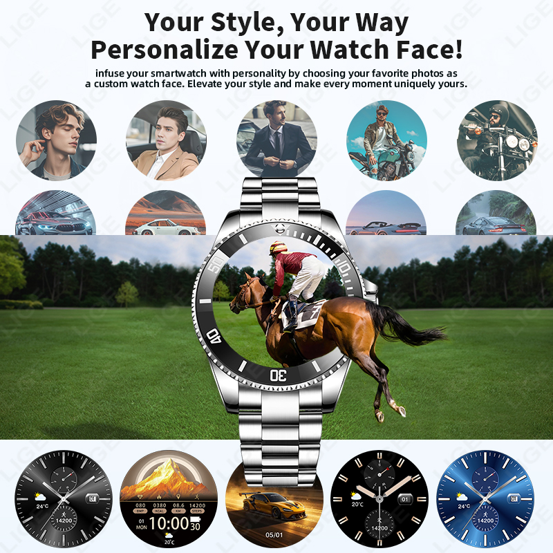 LIGE New Style Luxury Smart Wa - Japanese Active Lifestyle 评论和价格