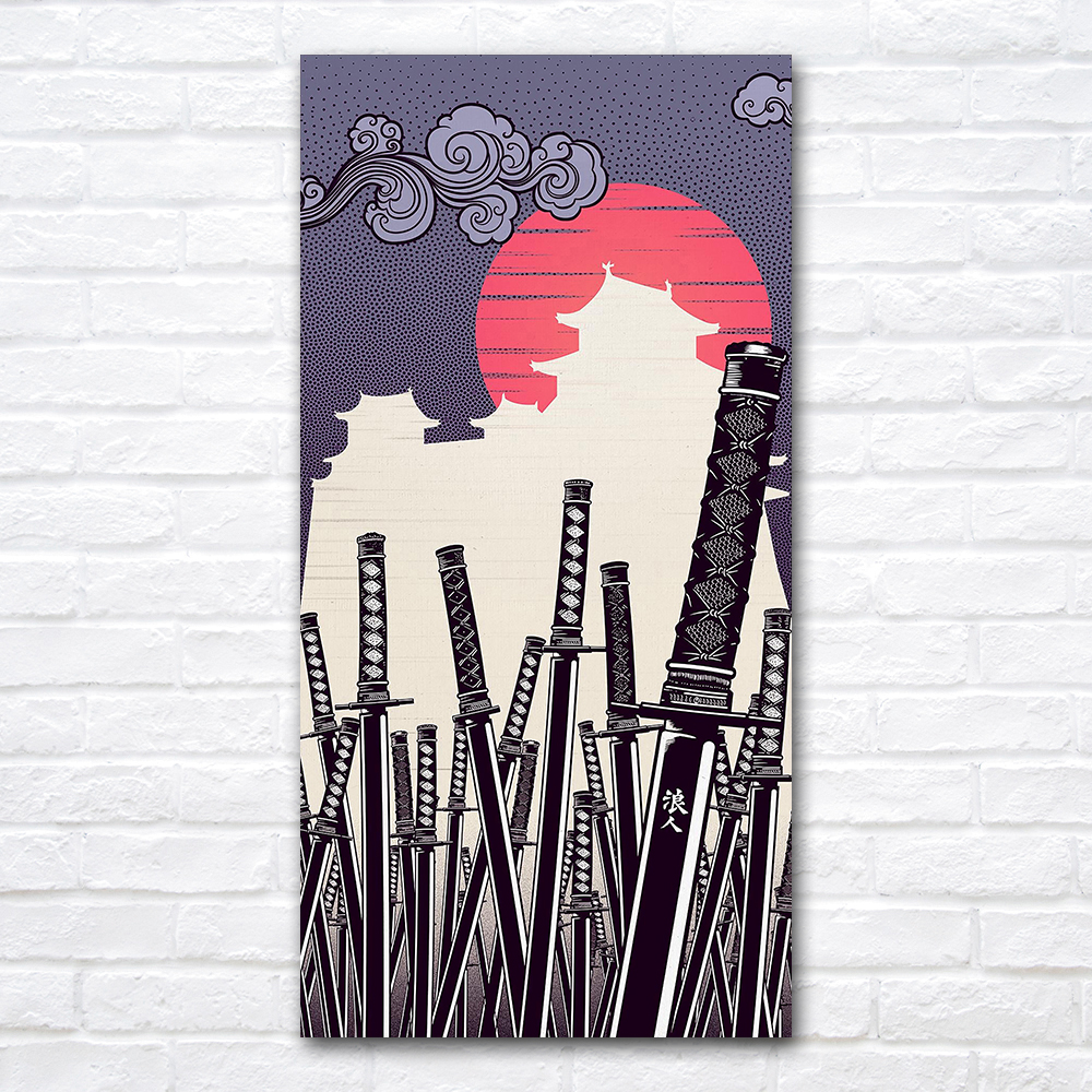 Japanese Katana Canvas Paintin - Japan Lifestyle 评论和价格
