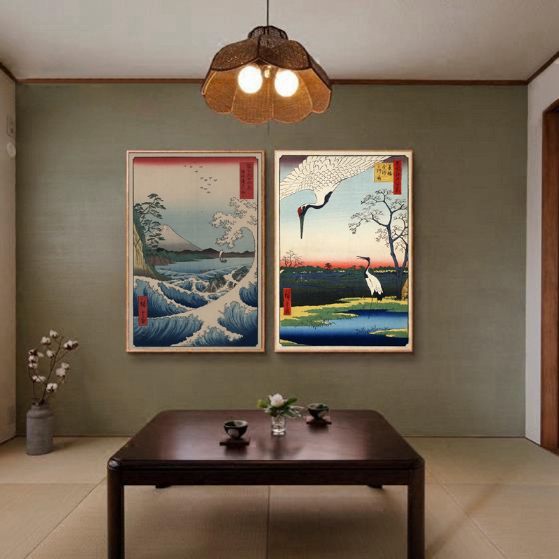 Japanese Prints Wall Art Canva - Japanese Living Lifestyle 评论和价格