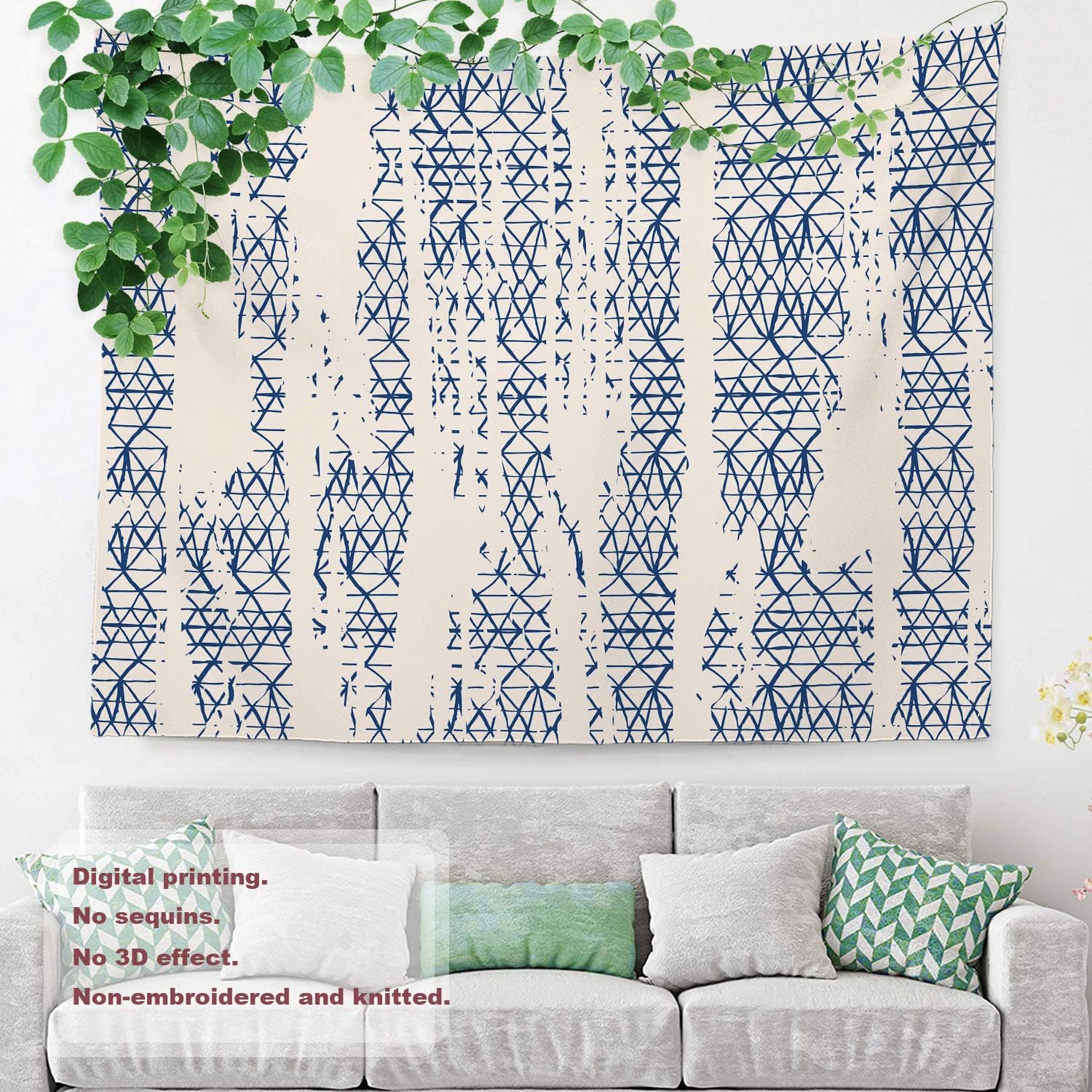 Japanese Abstract Blue Tie Dye - Shibori Tie Dye 评论和价格